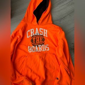 Champion - DuoDry - Hoddie- Orange- Excellent condition- BigBoy -8 -10 M